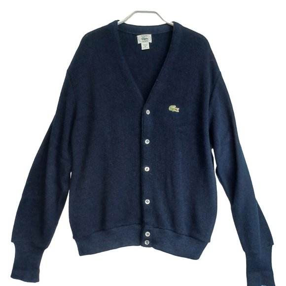 Lacoste Other - Izod LaCoste Vintage Cardigan Sweater Grandpa Style Size Medium